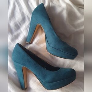 Teal Pump Heel